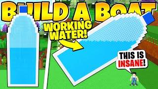 WORKING WATER BLOCKS In Build a Boat! *Insane*