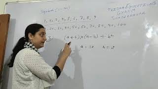 Squares of 1 to 100 (Vedic maths) by Anjana Sen