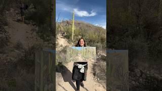 Just me, myself, and CACTI! ‍ #artist #painting #desert #landscapepainting #cacti