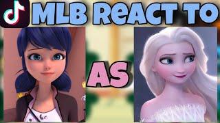 MLB react to Marinette as Elsa! | Frozen | Gacha Club