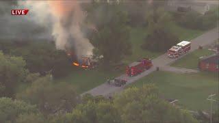 House fire in Madison, Illinois