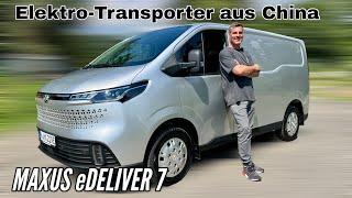 Maxus eDeliver 7: Alternative zu Ford Transit, VW Transporter und Co.? Kastenwagen aus China | Test