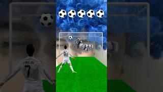 Cristiano Ronaldo vs Robot Goalkeeper #ronaldo #cristianoronaldo #games #shorts #football