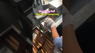 Cara Membuat Kue Semprong,Mesin Kue Semprong Gulung,Mesin Egg Roll,resep kue Semprong