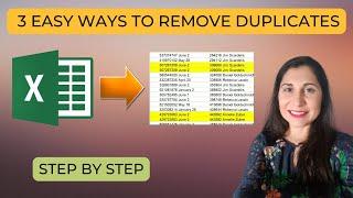 3 Quick Ways to Remove Duplicates in Excel