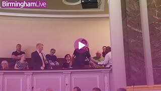 Watch tense moment Birmingham council leader faces bins strike fury as man asks 'would you'