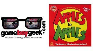 Apples to Apples Game Review