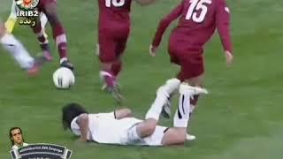 چند دقیقه با علی کریمی در تیم ملی ( میلی) ایران مقابل قطر ۲۰۱۴  iran vs qatar , ali karimi