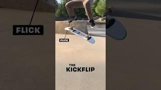 Parts of the Kickflip  #kickflip #skateboarding #skateboard