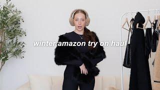 amazon winter try on haul 2024 // winter fashion haul basics and coats