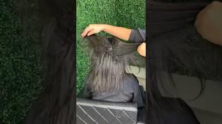 Retoque de raiz em cabelo crespo com progressiva sem formol Botânica da Jaffa #alisamento #tutorial