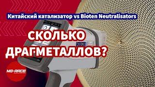 Универсальный катализатор Китай vs Bioten Neutralisators - качественное содержание драг. металлов