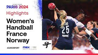 THE CELEBRATIONS CAN START!  | France vs Norway Women's Handball Highlights | #paris2024