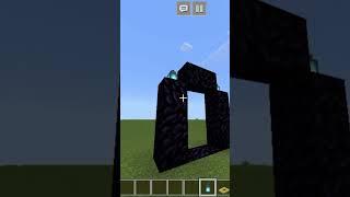 how to make a nether portal in minecraft #phonkmusic #minecraft