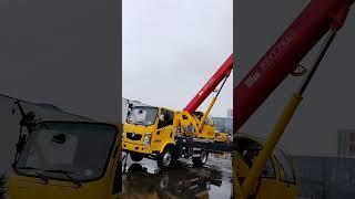 10 ton Dayun truck crane, 2.9m wheelbase, double pump, lifting capacity 10 ton, tailless model