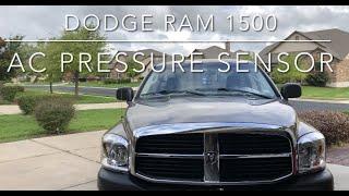 How to change the #AC #pressure #sensor on #dodge #ram #1500 in 15 minutes!