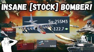 I'm DESTROYING War Thunder by Bombing EVERYTHING with OP Missiles!| [STOCK] Su-25SM3 Experience!