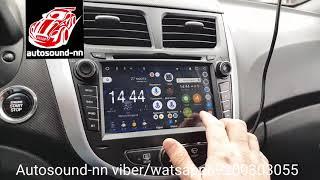 Штатная Магнитола Hyundai Solaris 7"(2011+)android 6.0(4 ядра 1/16)