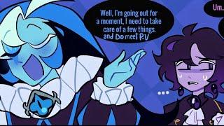 HAD BREAK-UP..?,Cookie run kingdom Shadow milk X Pure Vanilla Comic dub
