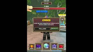 All working codes in Primal Pursuit #shorts #viral #edit #leaks #dinosaur #foryou #fyp #like #roblox
