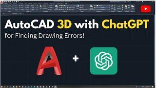 AutoCAD 3D with ChatGPT| AutoCAD, ChatGPT Tutorial