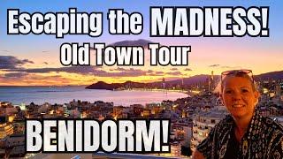 Benidorm - Autumn Nights in the OLD TOWN - Is it busy?