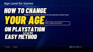 How To Change Your Age On PS4 Age Restrictions Fixed New