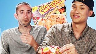 Americans Try Thai Snacks