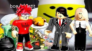 НАКОРМИЛ МУСОРОМ ВСЕХ БОГАТЫХ ЛЮДЕЙ В РОБЛОКСЕ В FEEDING TRASH TO RICH PEOPLE TYCOON ROBLOX