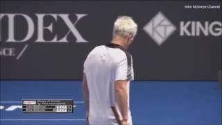 Mats Wilander vs McEnroe SF - Stockholm 2016 Highlights