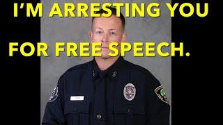 Arrested For Free Speech.