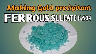 MAKING IRON SULFATE FeSO4 | HOW TO MAKE FERROUS SULFATE FeSO4