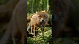 A Fox at Play in the Heart of Nature
