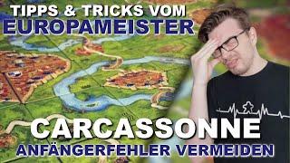 Carcassonne - So GEWINNST du JEDES Spiel (Anfängerfehler) - Tipps, Tricks & Strategien #1