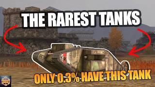 The Rarest Tanks In History WoT Blitz / Only 0.3% Players Have This Tanks