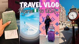 TRAVEL VLOG| I MOVED FROM NIGERIA  TO USA|| FT QATAR AIRWAYS +AMERICAN AIRLINES