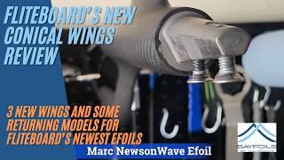 Fliteboard's New Conical Wings review MN1300, Surf 1000, and more