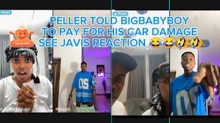 WATCH HOW PELLER AND JAVIS INSULTED THEMSELVES OVER BIGBABYBOY CRASHING HIS CAR #FUNNY #VIRAL VIDEO