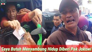 Jokowi Bikin Menangis Jukir Jalan, Terhimpin Ekonomi Mendadak Didatangi Jokowi Ramadan Dapat Bantuan