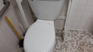 TOUCHLESS FLUSH TOILET!