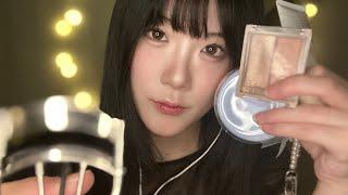 【ASMR】ちょいギャルのお姉ちゃんが寝坊した貴方にメイクアップ