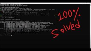 Error could not find or load main class flutter doctor 100% Solved | Vipcoding