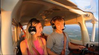 My Sisters First Flight in a Cessna 172