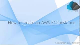 Create An AWS EC2 Instance