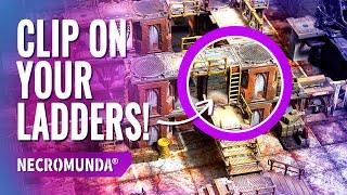 HOW TO Clip-on Ladders & Elevators for Necromunda Zone Mortalis!