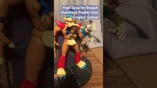 Fnaf Security Breach GlamRock Freddy And Gregory Statue