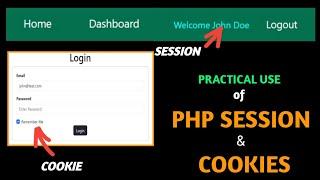 Create a Secure Login Form with PHP Sessions and Cookies | Remember Me