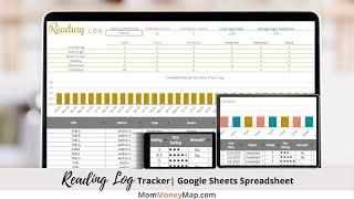 Reading Log Spreadsheet (Google Sheets)