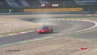 Blancpain GT Nurburgring: #111 Kessel Racing Ferrari crash