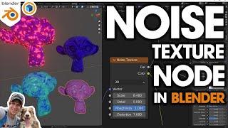 How to Use the NOISE TEXTURE NODE in Blender! (Beginner Tutorial)